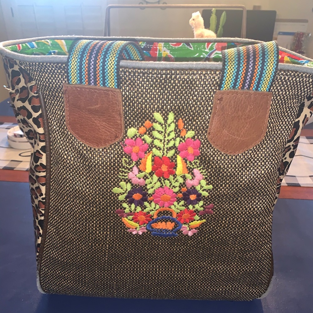 Used classic consuela tote. Some flaws see photos